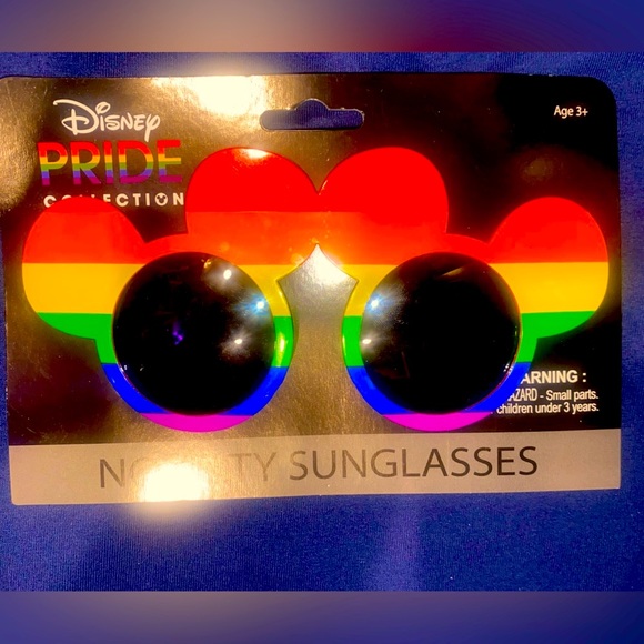 NEW Disney Minnie Headband, Sunglasses, Fanny Pack, Necklace Pride bundle - Picture 3 of 7